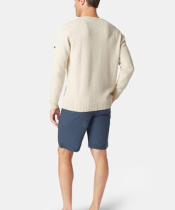 Alternative view of Earby Ecru Cotton Crew Neck Jumper