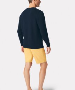 Alternative view of Earby Navy Cotton Crew Neck Jumper