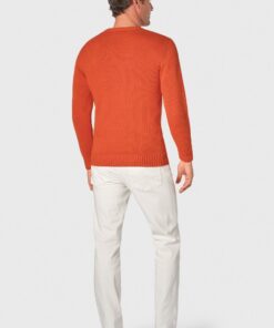 Alternative view of Earby Paprika Cotton Crew Neck Jumper