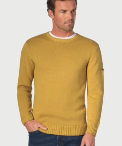 Earby Corn Cotton Crew Neck Jumper