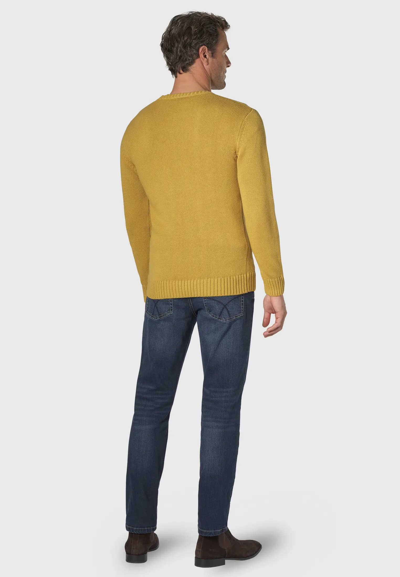 Earby Corn Cotton Crew Neck Jumper - Image 2