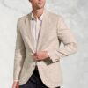 Tailored Fit Eastwood Sand Pure Linen Jacket