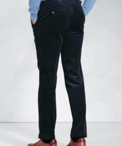 Alternative view of Regular Fit Ellroy Navy Corduroy Trouser