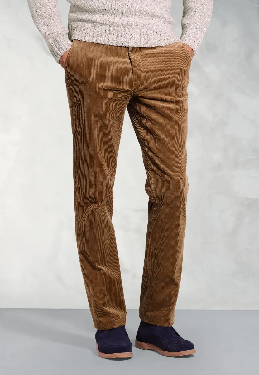 Regular Fit Ellroy Ginger Corduroy Trouser