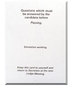 Emulation Question Card (passing)