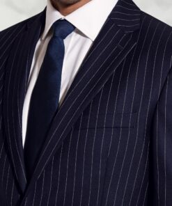 Alternative view of Regular Fit Epsom Navy Pinstripe Wool Suit Jacket
