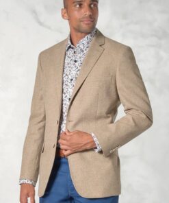 Regular Fit Federer Natural Textured Jacket