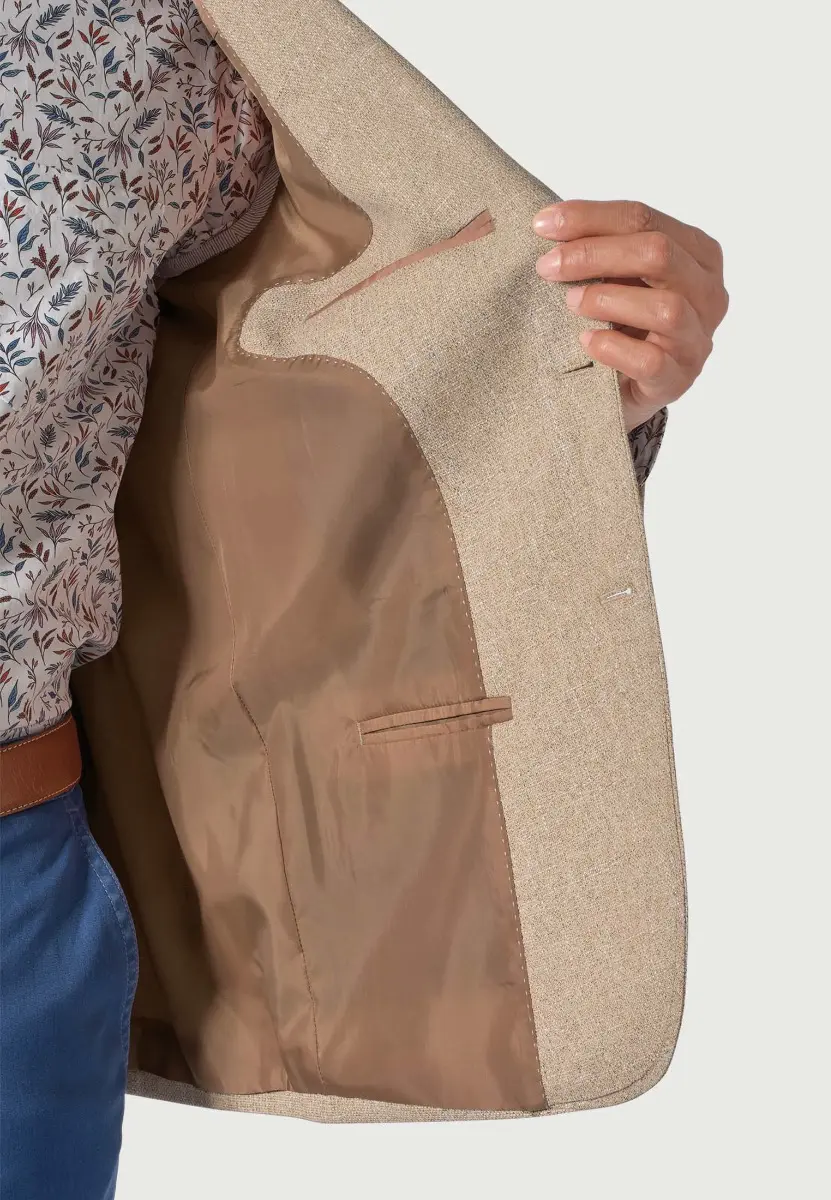 Regular Fit Federer Natural Textured Jacket - Image 2