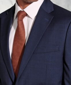 Alternative view of Tailored Fit Felton Navy Overcheck Suit Jacket