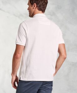 Alternative view of Firth White Pure Cotton Pique Polo Shirt