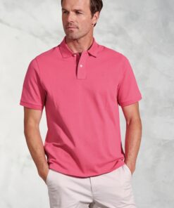 Firth Rose Pure Cotton Pique Polo Shirt
