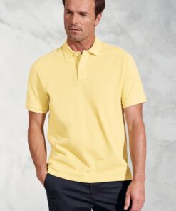 Firth Lemon Pure Cotton Pique Polo Shirt