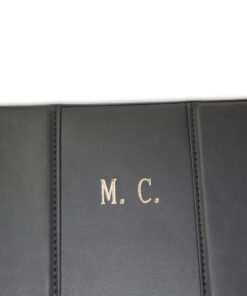 Gilt Embossed  Initials On Case