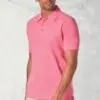 Gough Cotton Rich Rose Soft Knit Polo Shirt