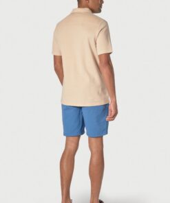 Alternative view of Gough Cotton Rich Biscuit Soft Knit Polo Shirt