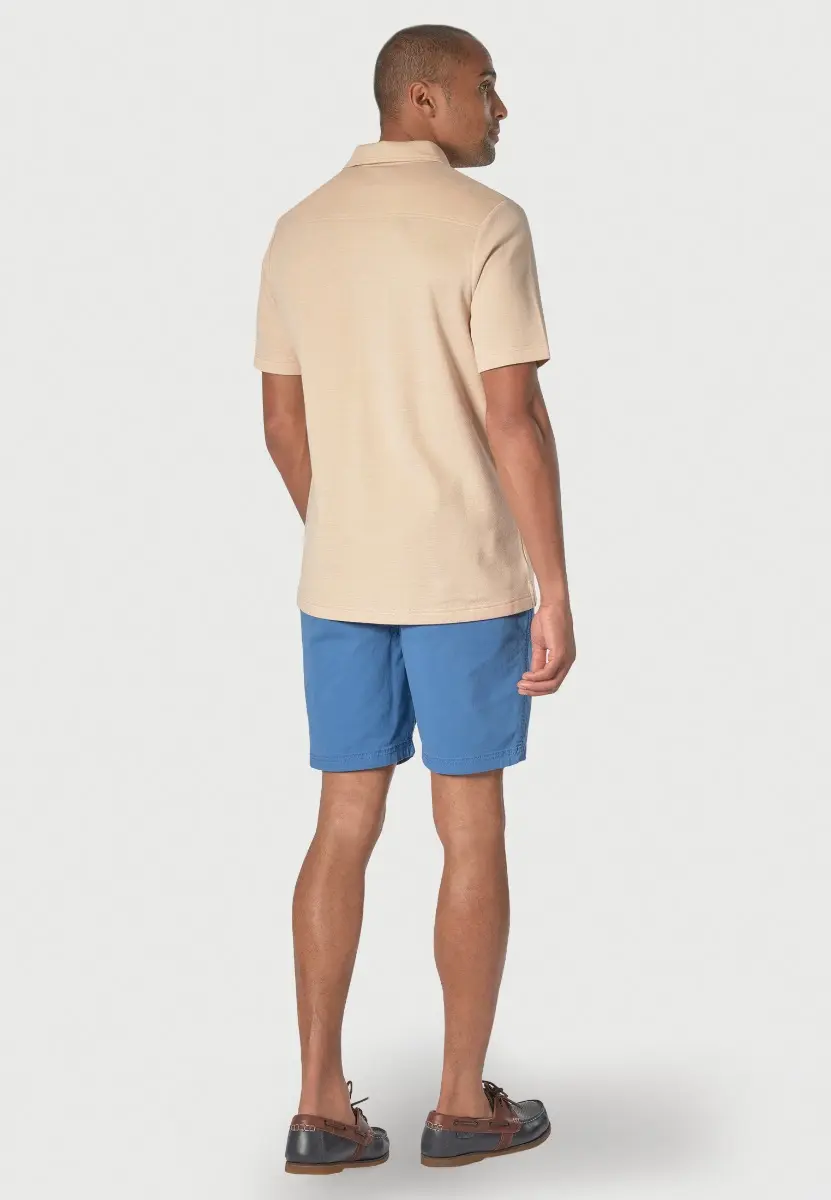 Gough Cotton Rich Biscuit Soft Knit Polo Shirt - Image 2