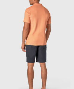 Alternative view of Gough Cotton Rich Peach Soft Knit Polo Shirt