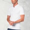 Hampton Cotton Stretch White Polo Shirt