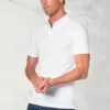 Hampton Cotton Stretch White Polo Shirt