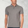 Hampton Cotton Stretch Grey Marl Polo Shirt