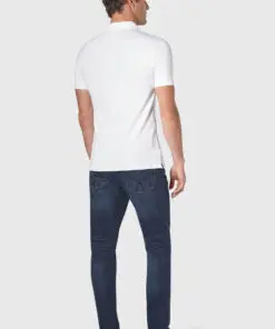 Alternative view of Hampton Cotton Stretch White Polo Shirt