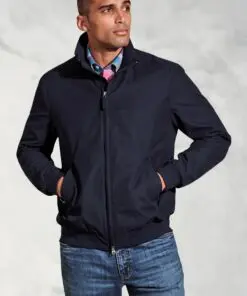 Hanks Navy Harrington Jacket