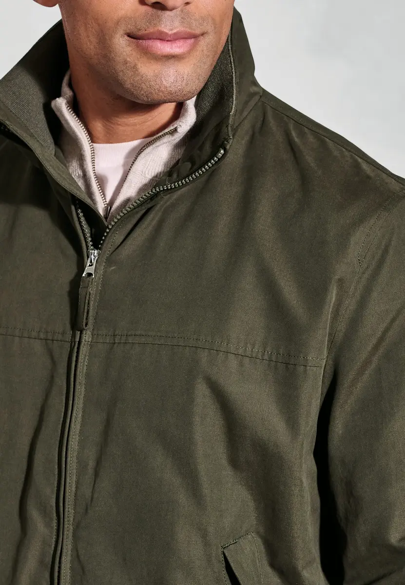 Hanks Khaki Harrington Jacket - Image 2