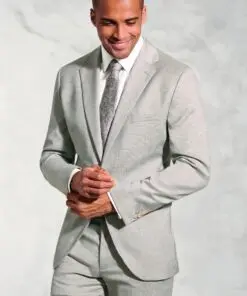 Tailored Fit Hardy Green Textured Occasion Suit Jacket