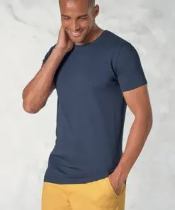 Hawkes Navy Pure Cotton Jersey T-Shirt