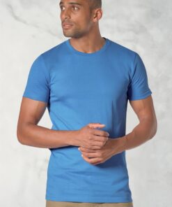 Hawkes Sea Blue Pure Cotton Jersey T-Shirt