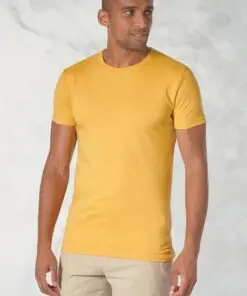 Hawkes Lemon Pure Cotton Jersey T-Shirt