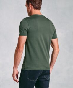 Alternative view of Hawkes Khaki Pure Cotton Jersey T-Shirt
