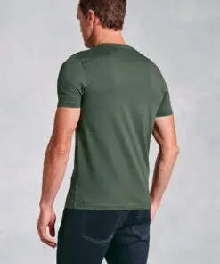 Alternative view of Hawkes Khaki Pure Cotton Jersey T-Shirt