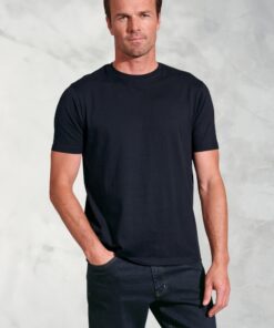Hawkes Dark Navy Pure Cotton Jersey T-Shirt