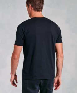 Alternative view of Hawkes Dark Navy Pure Cotton Jersey T-Shirt