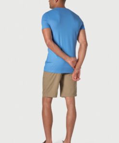 Alternative view of Hawkes Sea Blue Pure Cotton Jersey T-Shirt