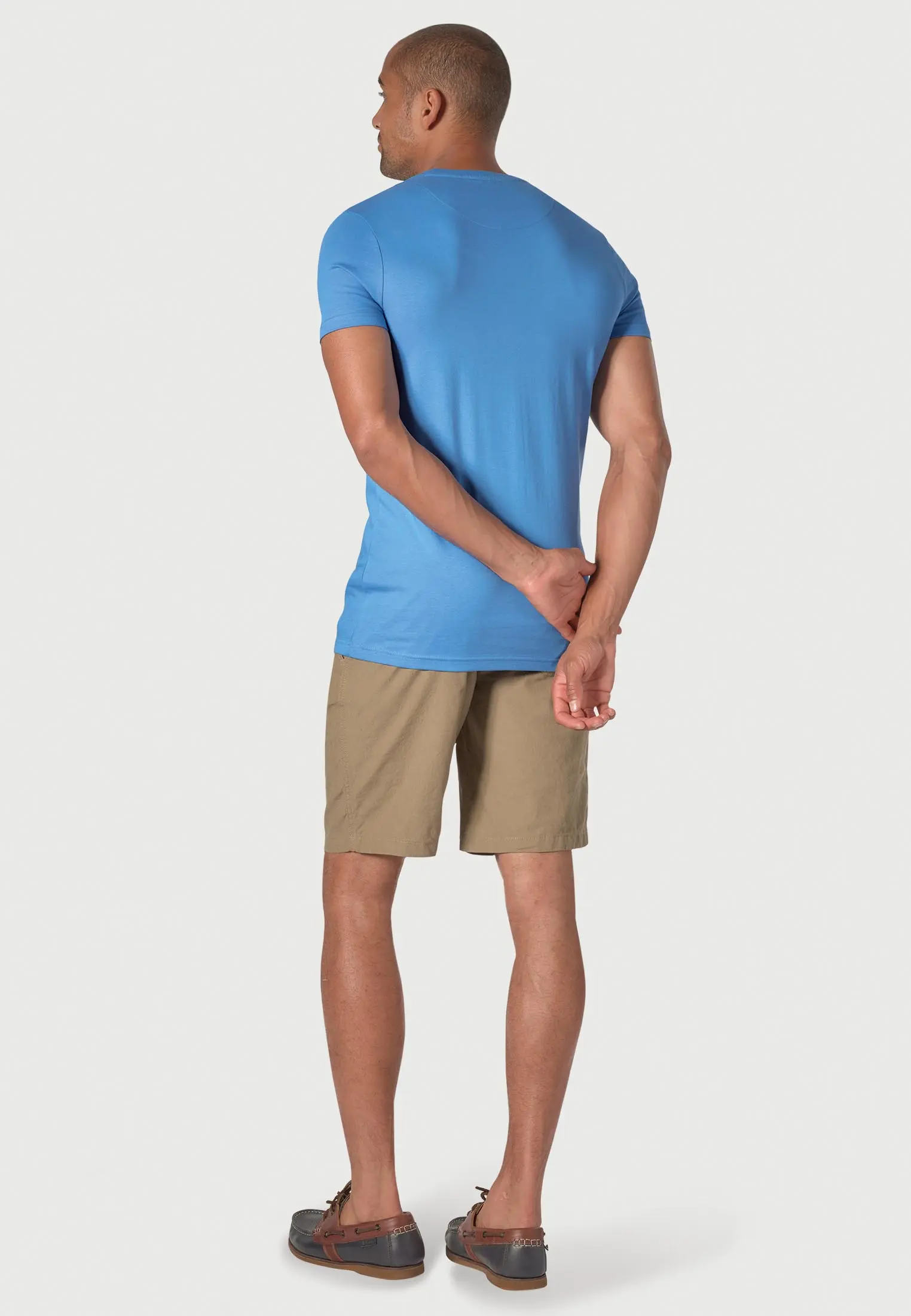 Hawkes Sea Blue Pure Cotton Jersey T-Shirt - Image 2