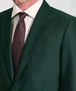 Alternative view of Regular Fit Henley Green Wool Blend Blazer