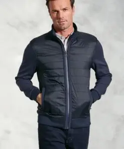 Hewitt Navy 'Hybrid' Jacket
