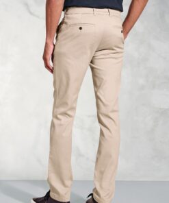 Alternative view of Tailored Fit Holland Stone Sateen Cotton Stretch Trousers