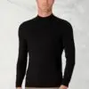Hugo Black Merino Wool Turtle Neck Jumper