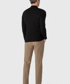 Alternative view of Hugo Black Merino Wool Turtle Neck Jumper