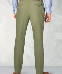 Alternative view of Regular Fit Illingworth Mint Cotton Stretch Trouser