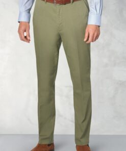 Regular Fit Illingworth Mint Cotton Stretch Trouser