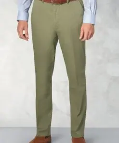 Tailored Fit Illingworth Mint Cotton Stretch Trouser