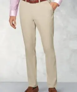 Regular Fit Illingworth Stone Cotton Stretch Trouser