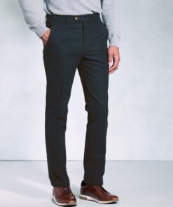 Regular Fit Kerswell Navy Cotton Moleskin Trouser