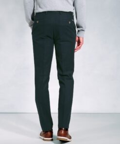 Alternative view of Regular Fit Kerswell Navy Cotton Moleskin Trouser