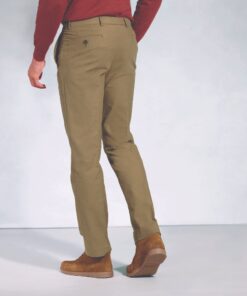 Alternative view of Regular Fit Kerswell Stone Cotton Moleskin Trouser