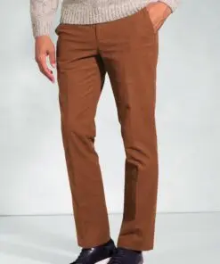 Regular Fit Kerswell Ginger Cotton Moleskin Trouser